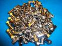 100 Co Ax Co-Ax Crimp On End Connector Tv Cable dish 1