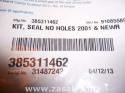 385311462 RV Toliet Bowl Seal Kit for Dometic/Sealand/VacuFlush 1