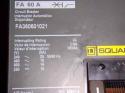 Square D Circuit Breaker, 60 Amps, Number of Poles: 3, 600VAC AC Voltage Rating Model: FA36060 3