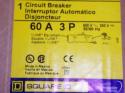 Square D Circuit Breaker, 60 Amps, Number of Poles: 3, 600VAC AC Voltage Rating Model: FA36060 2
