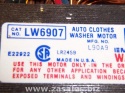New Washing machine motor LW6907 3/4 HP 115V Maytag Norge 2