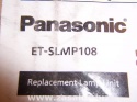 Panasonic ET-SLMP108 Osram Projector Lamp Module 1