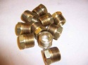 10 New Brass Pipe Adapter 1/2 To 3/8 Hex Bushing Npt 1