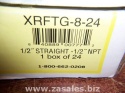 XRFTG-8-24 Straight Fitting x NPT Gas 1