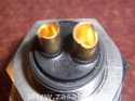 New electrical bulkhead fitting block heater connection Stainless 6893 1
