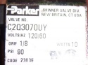 Parker solenoid Valve C2Q3070UY 120V coil coc-1433 Stainless Steel 3