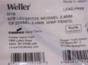 Weller NT Series Chisel Solder Tip for WMP Iron, .031