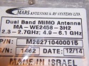 Mars Antennas - MA-WE2458-3H2 - 2.3-2.7/4.9-6.1 GHz 3/5dBi Sector Antenna 2