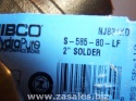 NJ831XD Nibco 2 in. 600#Bronze Solder Full Port Ball Valve 1