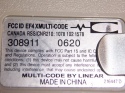 Linear Multi-Code Door Opener Remote Control 3089 308911 1