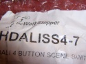 Watt Stopper HDALISS4-7 4 button scene switch HDALISS4 WattStopper 1