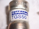 Ferraz Shawmut TGS50 Telcom Fuse 50A 170VDC 100kA