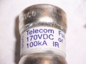 Ferraz Shawmut TGS50 Telcom Fuse 50A 170VDC 100kA 2