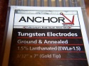 Anchor Brand Anchor 3/32x7 1.5% Lanth. Tungsten GOLD(10PK) 2