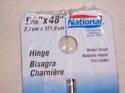National Hardware - N148-379 570 Continuous Hinges in Nickel 2