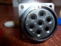 J-Tech 08w78 1096118-7 Bulkhead Connector 7 circuit