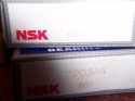 NSK 7203AW 601 Bearing Made in JAPAN 7203 AW 2