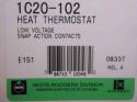 New White Rodgers 1C20-102 Thermostat oil gas electric hydronic 1