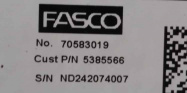 Furnace Draft Inducer Fasco 70583019 5385566 2