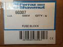 60307 Fuse Holder 30A 600V 2P Block Shawmut Type H & K 2