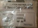 New Eupen 1/2 Standard Cable Connector 7/16F V 1/2 1