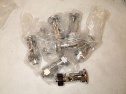 8 New Chrome Pipe Connectors Toilet Urinal 1