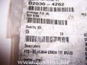 5 D2030-4262 DOT Air Brake Fitting Tee 4J844 Brass 2