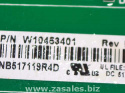 Whirlpool Part# W10453401 Electronic Control (OEM) 2