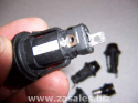 Littelfuse 572RCC Fuse holder,midget and CC class,30a,1 PL 3