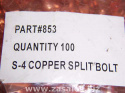 Marathon S-4 MAR4H Copper Split bolt #8 sol- #4 Sol 4
