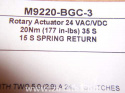 Johnson Controls M9220-BGC-3 Electric actuator,24 to 57 sec.24vac/dc 5