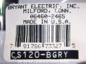 Bryant Gray CS120BGRY Commercial Grade Toggle Switch Single Pole 20A 4