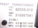 92355-010 CT Itron Type R6p Current Transformer 200:5a 60hz, 92355-010 3