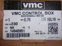 VMC 14940951Well Pump Control Box Relay 1hp .75kw 230V 60hz 1ph 1