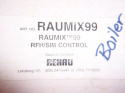 Rehau RAUMIX99 boiler control Tektra 105-0 3