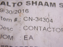 Alto Shaam CN-34304, Contactor,240V,25A,Spring 4