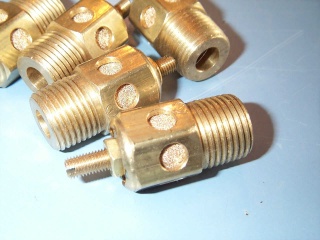 ASP-2SC Pneumatic Speed Control Muffler 1/4 NPT 40 Micron Sintered Bronze 300 psi 1