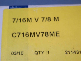 New Eupen 7/16M V 7/8 M Monobloc Connector