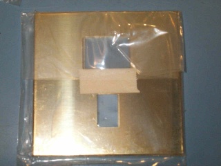 8 Polished Brass Plates Desk Woodworking Ect 1