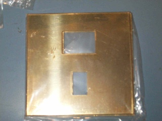 8  Polished Brass Plates Desk Woodworking Ect 2