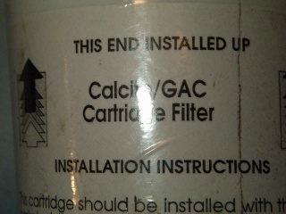 Calcite Gac Cartridge Water Filter Element Nw 1