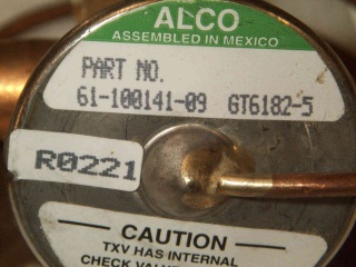 PROTECH 61-100141-09 Expansion Valve TXV Emerson 2 Ton R-22  3/8