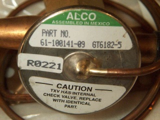 PROTECH 61-100141-09 Expansion Valve TXV Emerson 2 Ton R-22  3/8