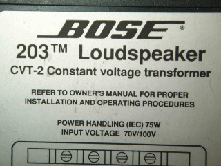 New Bose 203 Speaker Transformer Cvt-2 1