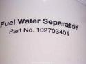 102703401 Fuel Water Separator filter AND Housing Golf Cart ATV 2