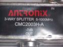 Antronix 3 Way Splitter CMC2003H-A 5-1000MHz two 7 dB Out -3.5dB Out 2
